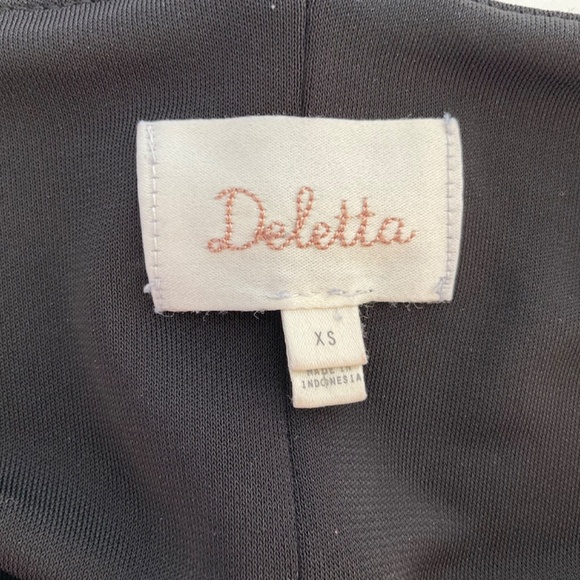 Deletta Camisole Multi-Strap Black V-Neck Size XS - Picture 4 of 10